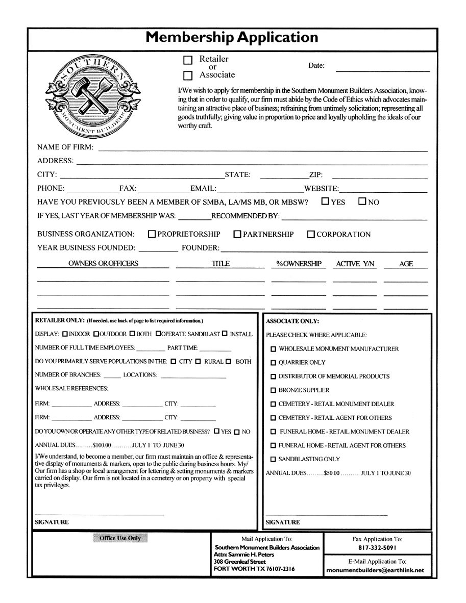 SMBAMembershipForm